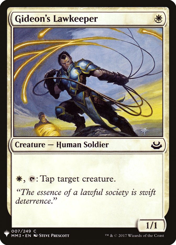 Gideon's Lawkeeper [Mystery Booster] | Pegasus Games WI