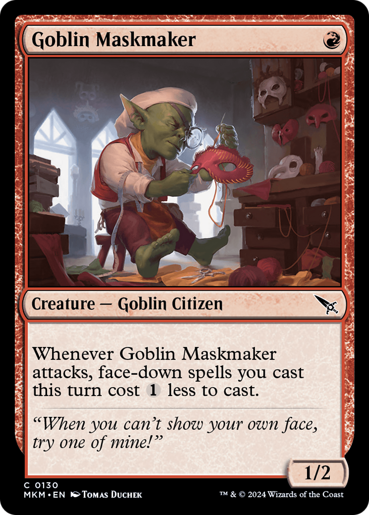 Goblin Maskmaker [Murders at Karlov Manor] | Pegasus Games WI