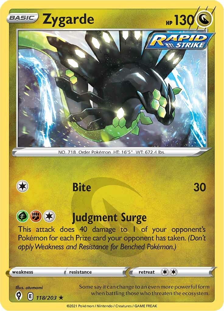 Zygarde (118/203) [Sword & Shield: Evolving Skies] | Pegasus Games WI