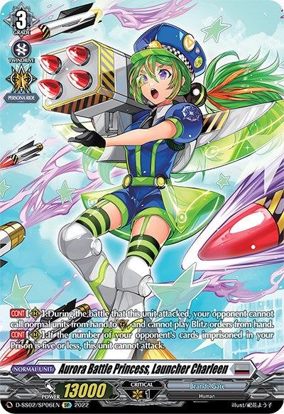 Aurora Battle Princess, Launcher Charleen (D-SS02/SP06EN) [Festival Collection 2022] | Pegasus Games WI