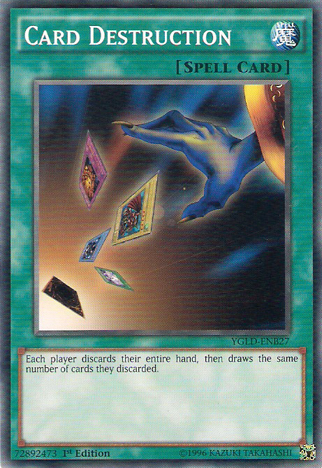 Card Destruction [YGLD-ENB27] Common | Pegasus Games WI