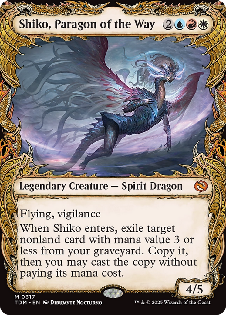 Shiko, Paragon of the Way (Showcase) [Tarkir: Dragonstorm] | Pegasus Games WI
