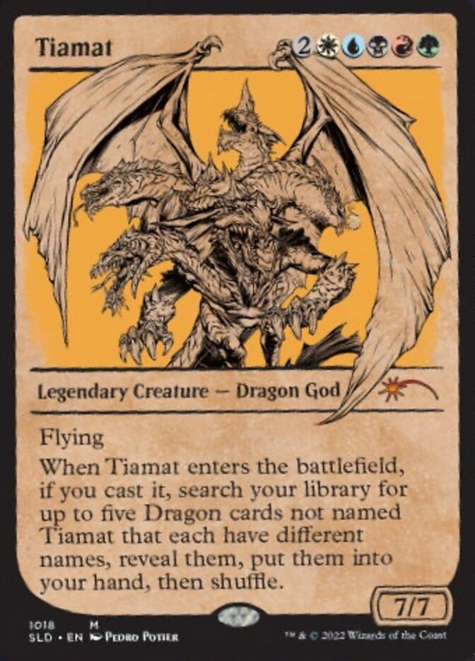 Tiamat (Showcase) [Secret Lair Drop Series] | Pegasus Games WI