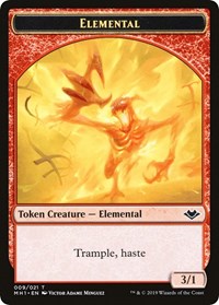 Elemental (009) // Goblin Double-Sided Token [Modern Horizons Tokens] | Pegasus Games WI