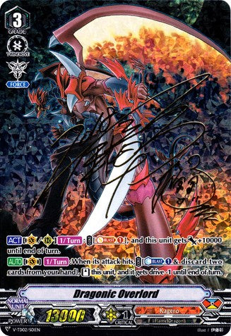 Dragonic Overlord (V-TD02/S01EN) [Toshiki Kai] | Pegasus Games WI
