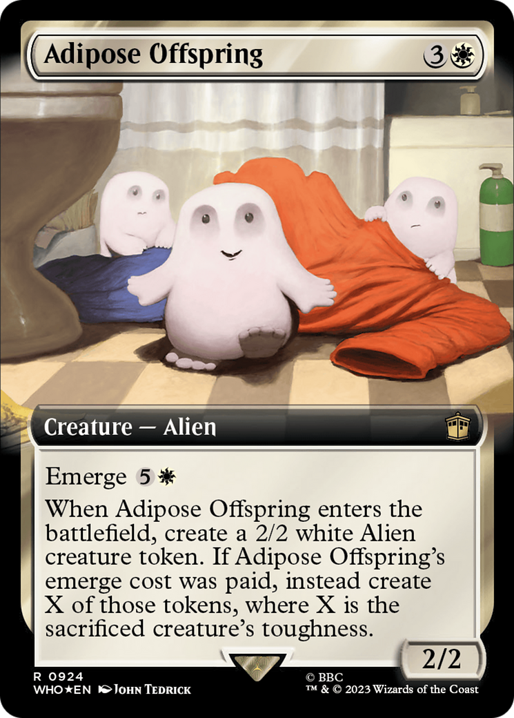 Adipose Offspring (Extended Art) (Surge Foil) [Doctor Who] | Pegasus Games WI