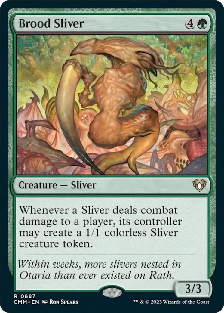 Brood Sliver [Commander Masters] | Pegasus Games WI