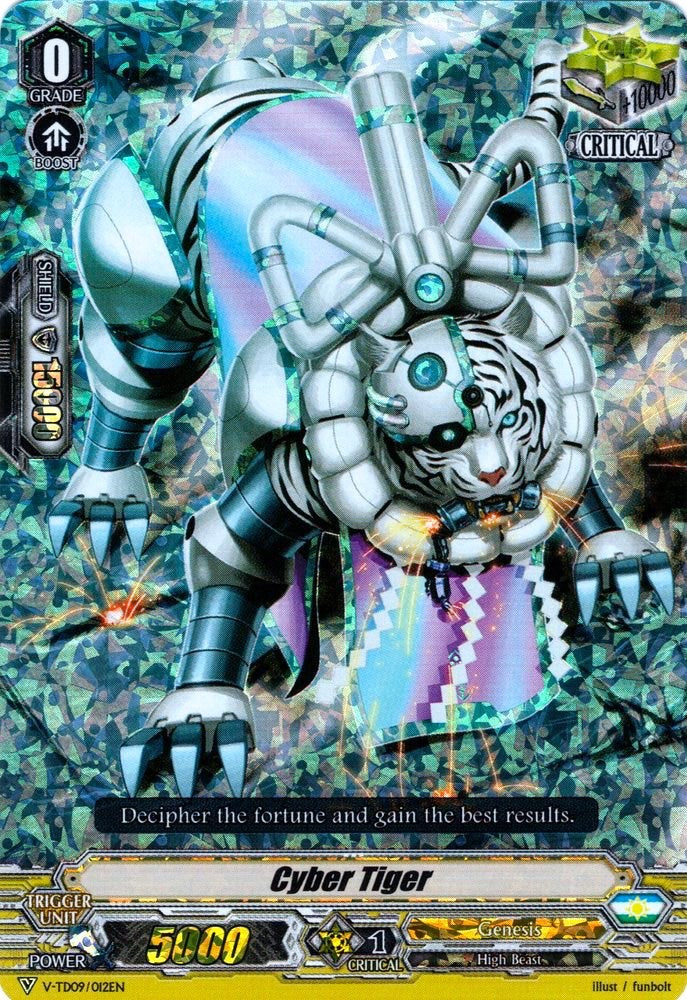 Cyber Tiger (Parallel Foil) (V-TD09/012EN) [Shinemon Nitta] | Pegasus Games WI