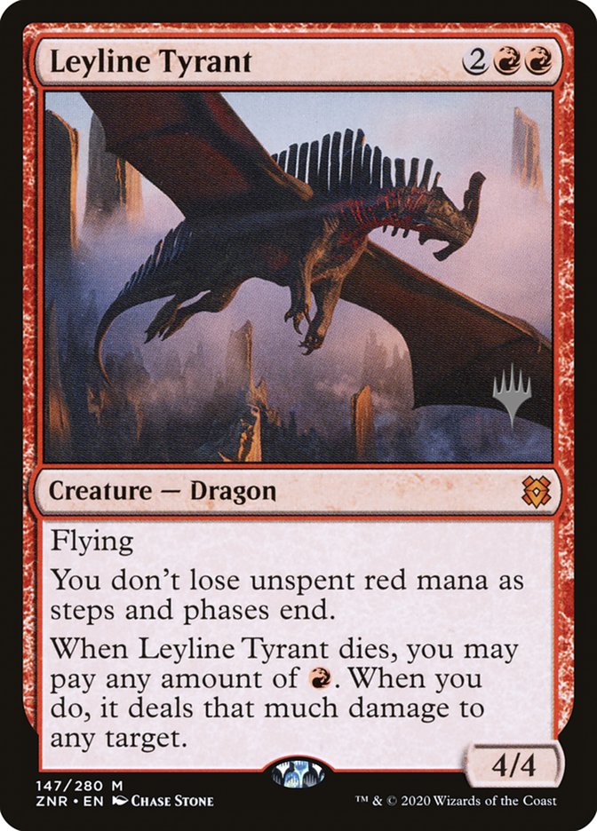 Leyline Tyrant (Promo Pack) [Zendikar Rising Promos] | Pegasus Games WI