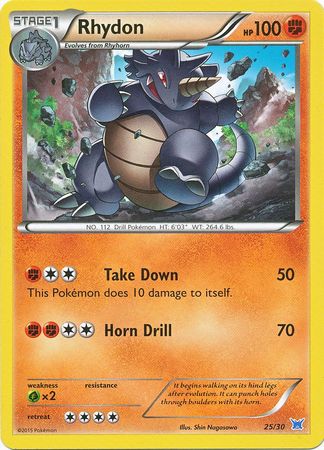 Rhydon (25/30) [XY: Trainer Kit 2 - Latios] | Pegasus Games WI