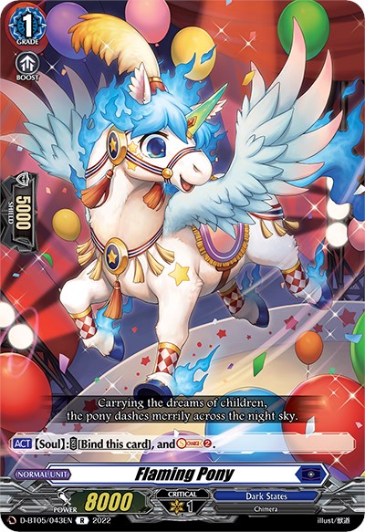 Flaming Pony (D-BT05/043EN) [Triumphant Return of the Brave Heroes] | Pegasus Games WI