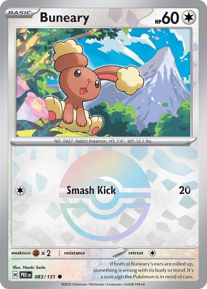 Buneary (083/131) (Poke Ball Pattern) [Scarlet & Violet: Prismatic Evolutions] | Pegasus Games WI