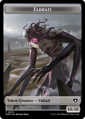 Eldrazi // Knight Double-Sided Token [Commander Masters Tokens] | Pegasus Games WI