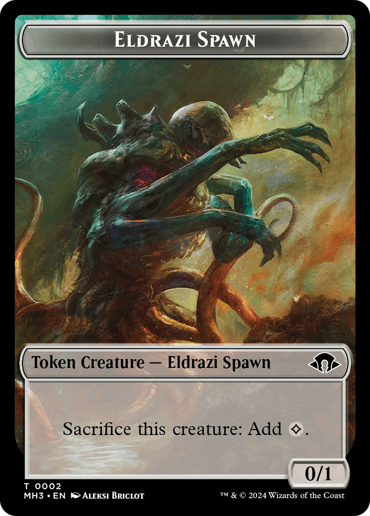 Eldrazi Spawn // Insect (0025) Double-Sided Token [Modern Horizons 3 Tokens] | Pegasus Games WI