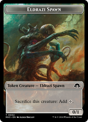 Eldrazi Spawn // Plant Double-Sided Token [Modern Horizons 3 Tokens] | Pegasus Games WI