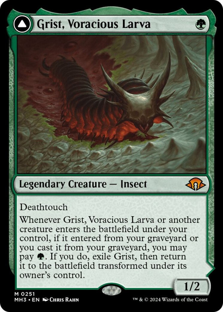 Grist, Voracious Larva // Grist, the Plague Swarm [Modern Horizons 3] | Pegasus Games WI