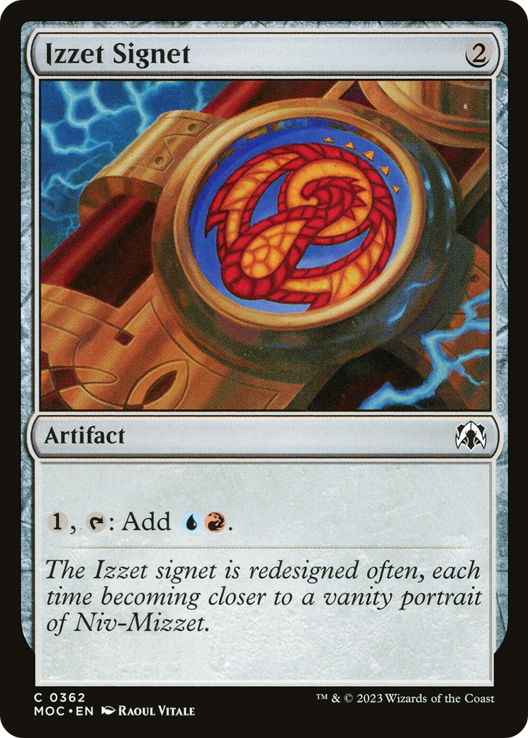 Izzet Signet [March of the Machine Commander] | Pegasus Games WI