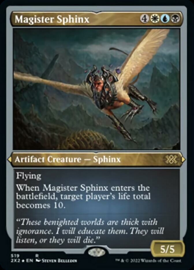 Magister Sphinx (Foil Etched) [Double Masters 2022] | Pegasus Games WI