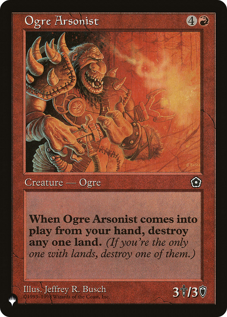 Ogre Arsonist [The List Reprints] | Pegasus Games WI