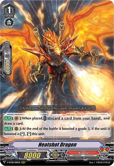 Heatshot Dragon (V-BT08/010EN RRR) [Silverdust Blaze] | Pegasus Games WI