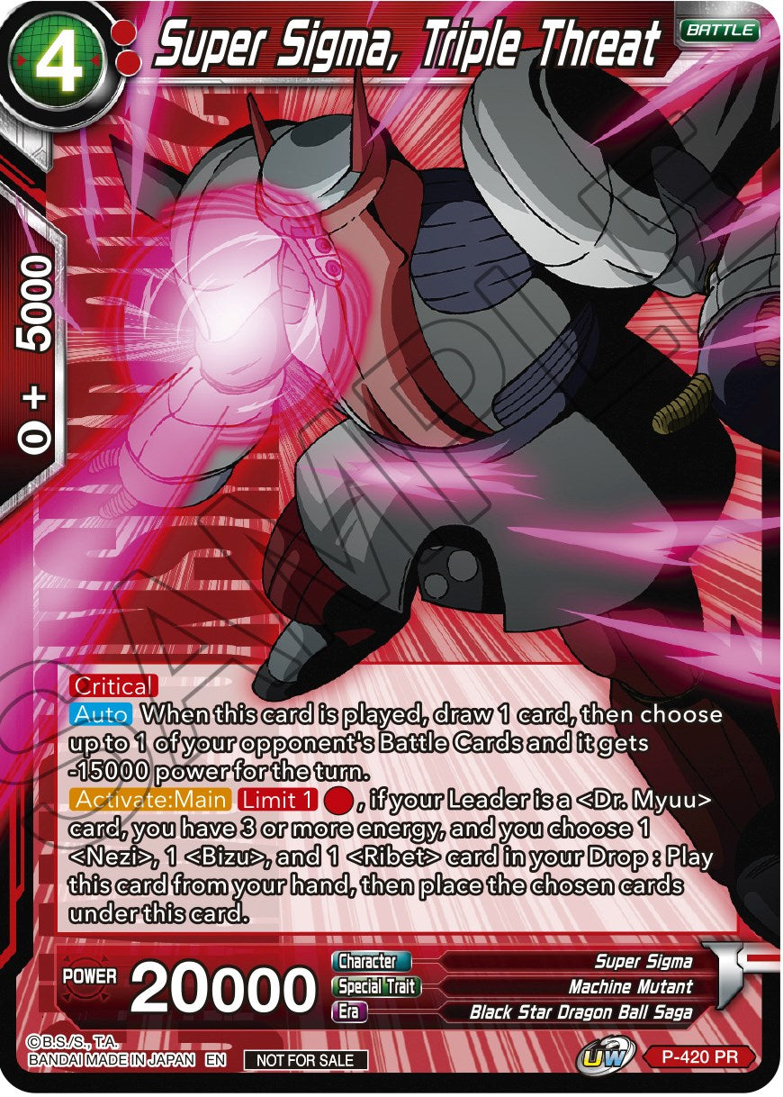 Super Sigma, Triple Threat (Championship Pack 2022 Vol.2) (P-420) [Promotion Cards] | Pegasus Games WI