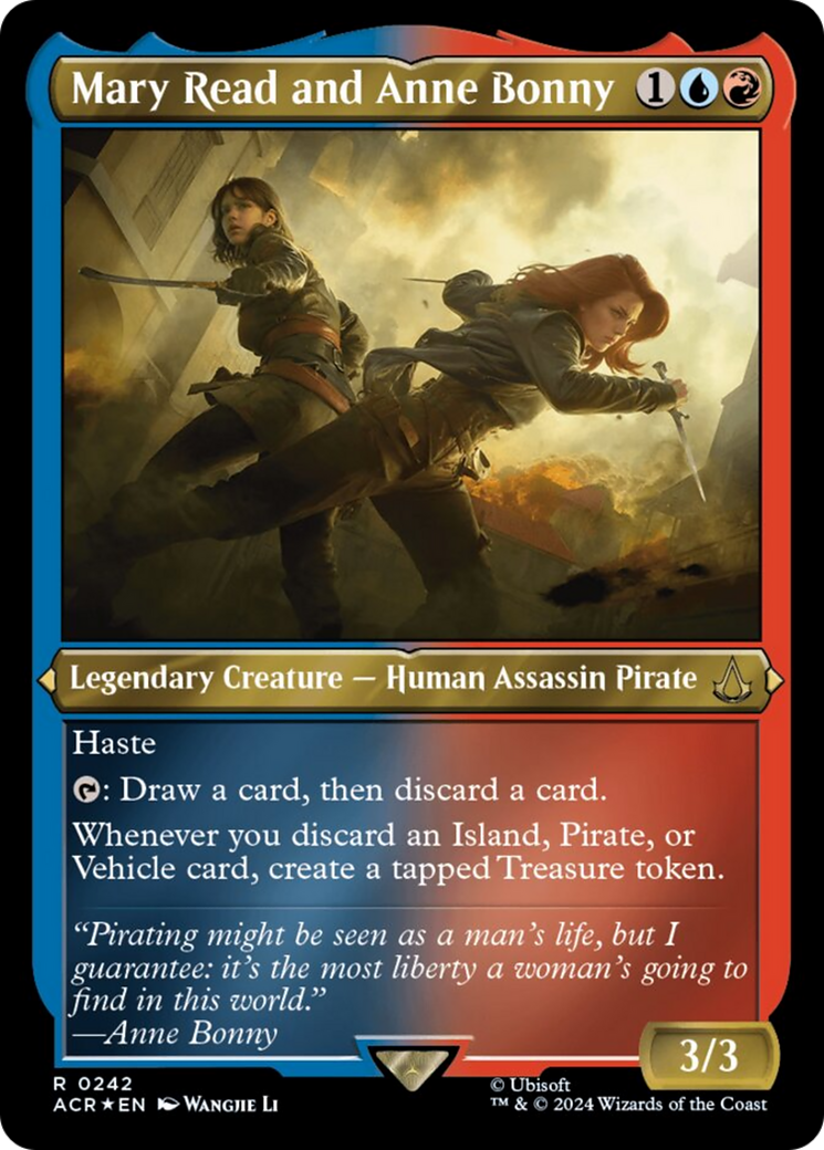 Mary Read and Anne Bonny (Foil Etched) [Assassin's Creed] | Pegasus Games WI