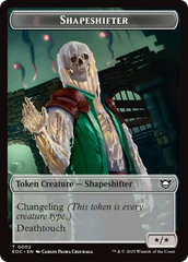 Shapeshifter // Golem (0013) Double-Sided Token [Edge of Eternities Commander Tokens] | Pegasus Games WI
