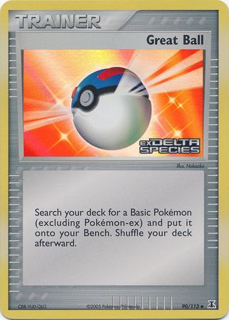 Great Ball (90/113) (Stamped) [EX: Delta Species] | Pegasus Games WI
