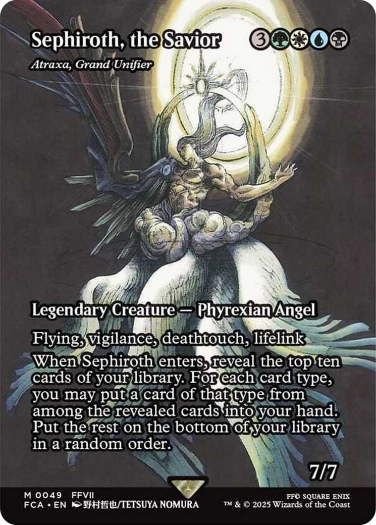 Sephiroth, the Savior - Atraxa, Grand Unifier (Showcase) [FINAL FANTASY : Through the Ages] | Pegasus Games WI