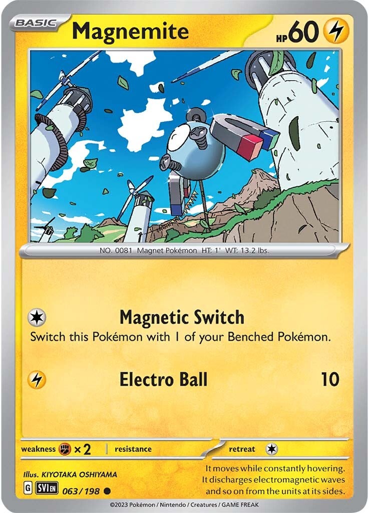 Magnemite (063/198) [Scarlet & Violet: Base Set] | Pegasus Games WI
