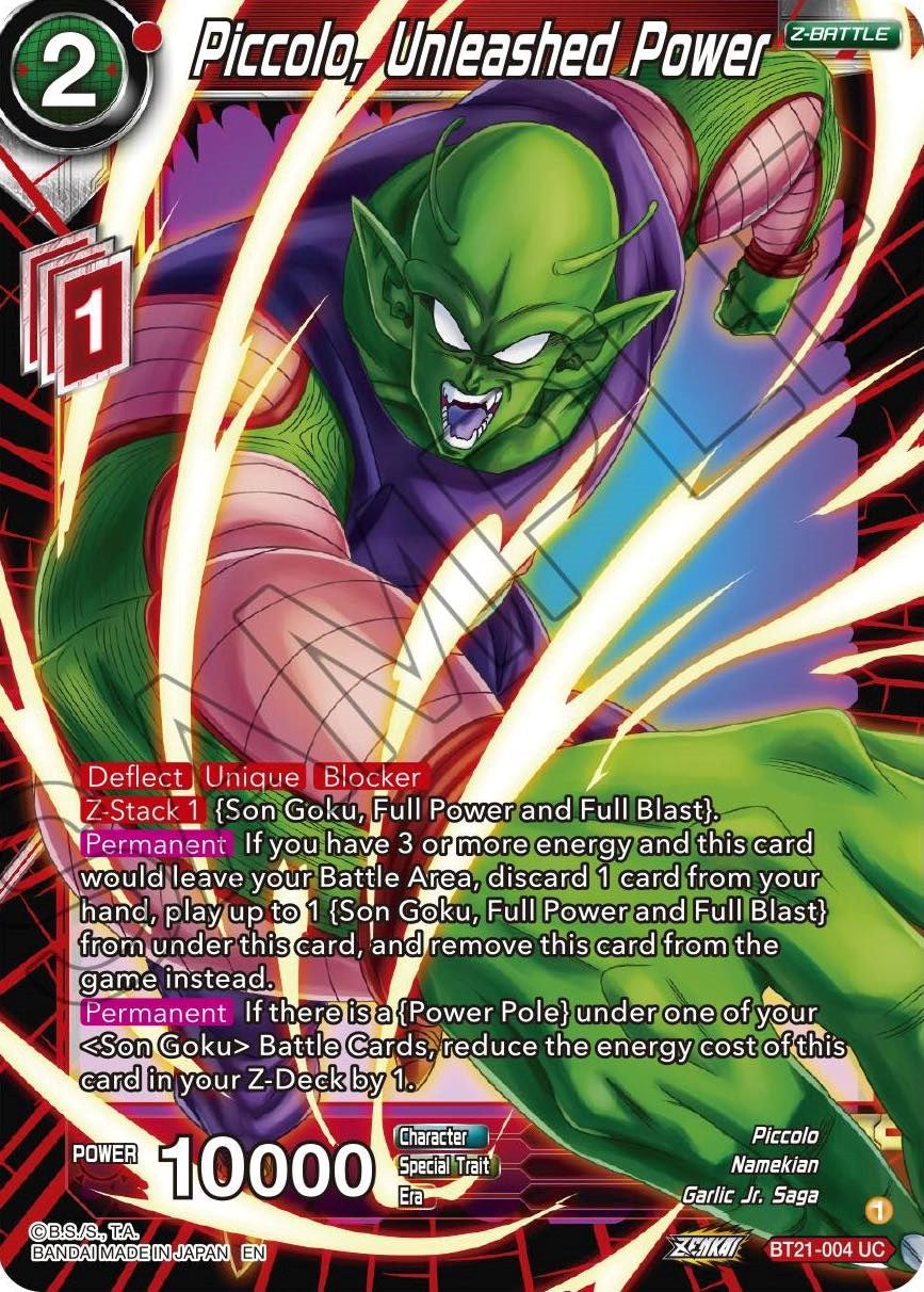 Piccolo, Unleashed Power (BT21-004) [Wild Resurgence] | Pegasus Games WI