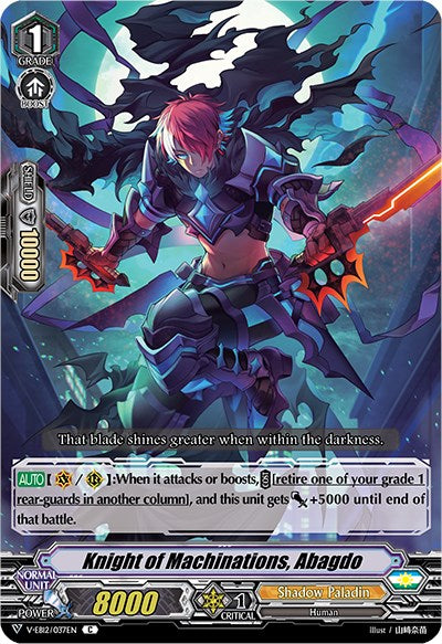 Knight of Machinations, Abagdo (V-EB12/037EN) [Team Dragon's Vanity] | Pegasus Games WI