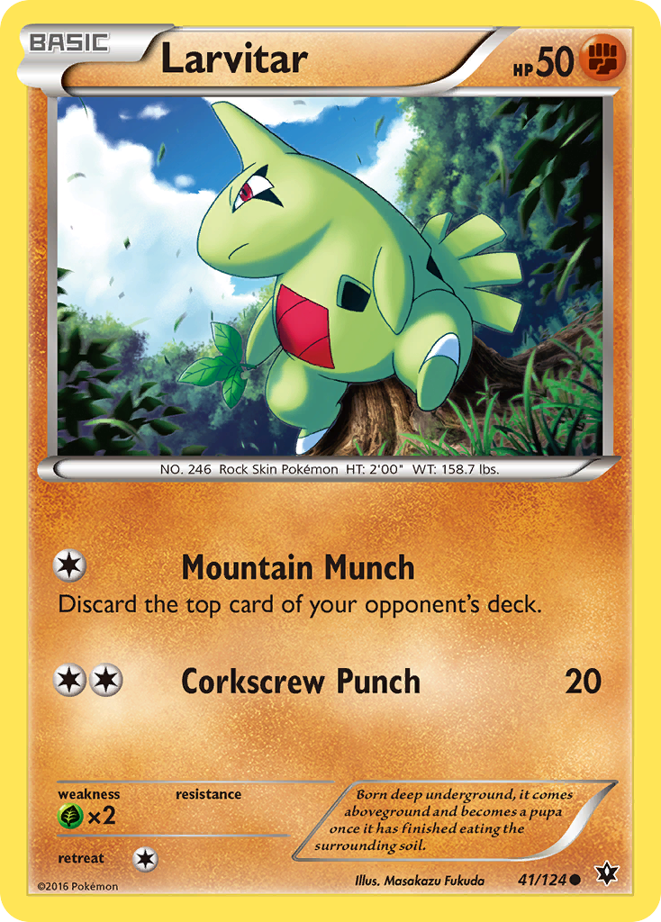 Larvitar (41/124) [XY: Fates Collide] | Pegasus Games WI