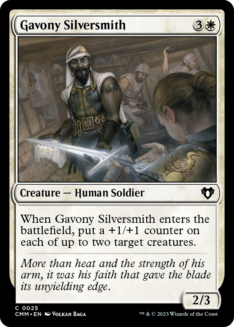 Gavony Silversmith [Commander Masters] | Pegasus Games WI