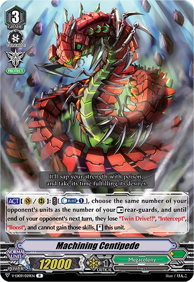 Machining Centipede (V-EB09/029EN) [The Raging Tactics] | Pegasus Games WI