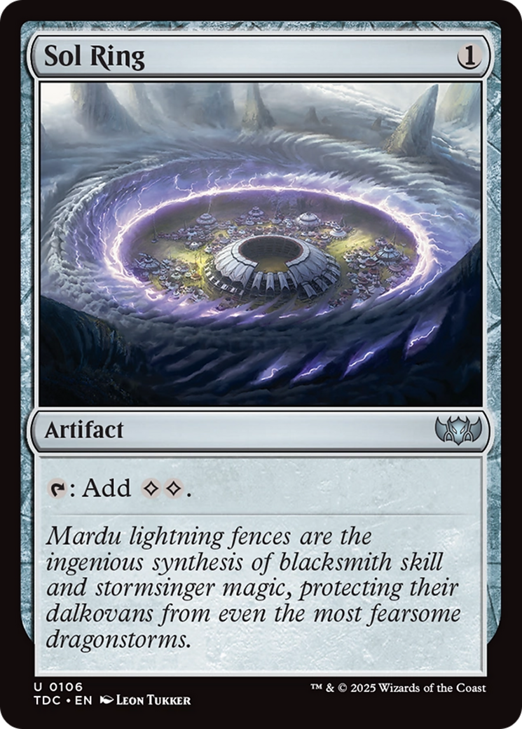 Sol Ring [Tarkir: Dragonstorm Commander] | Pegasus Games WI