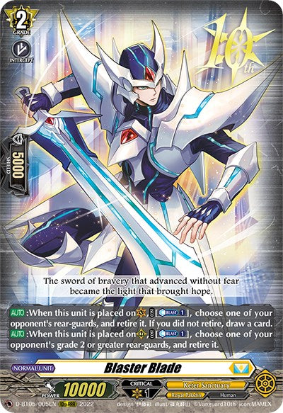Blaster Blade (D-BT05/005EN) [Triumphant Return of the Brave Heroes] | Pegasus Games WI