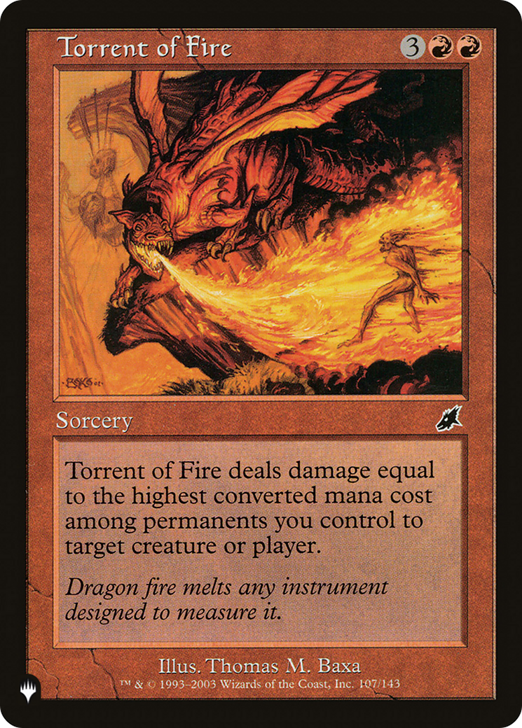 Torrent of Fire [The List Reprints] | Pegasus Games WI