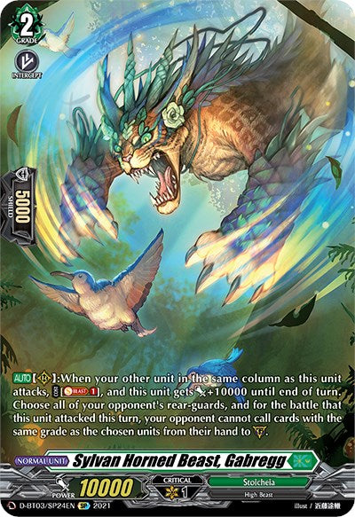 Sylvan Horned Beast, Gabregg (D-BT03/SP24EN) [Advance of Intertwined Stars] | Pegasus Games WI