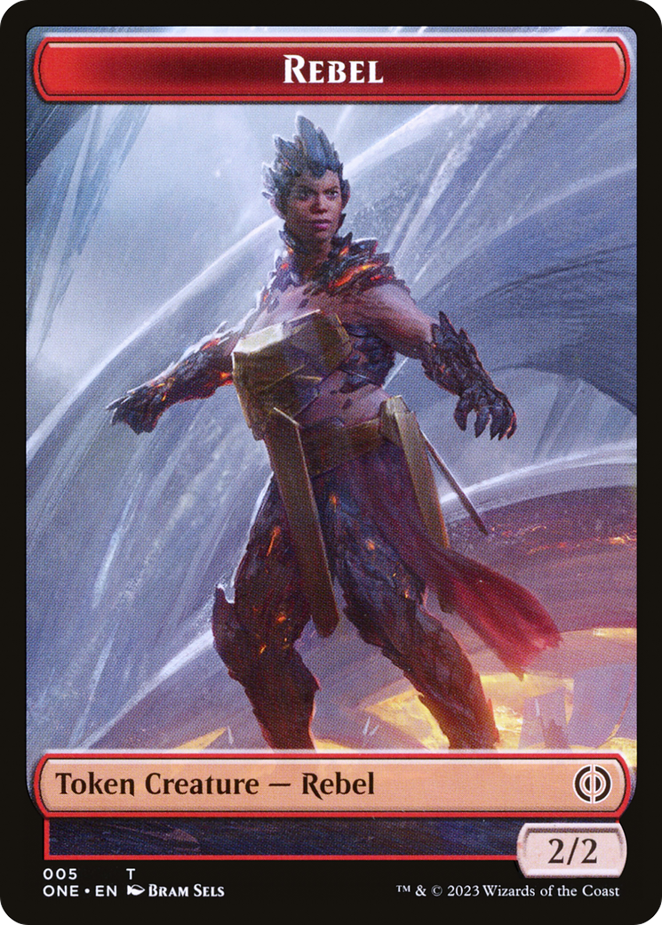 Rebel Token [Phyrexia: All Will Be One Tokens] | Pegasus Games WI