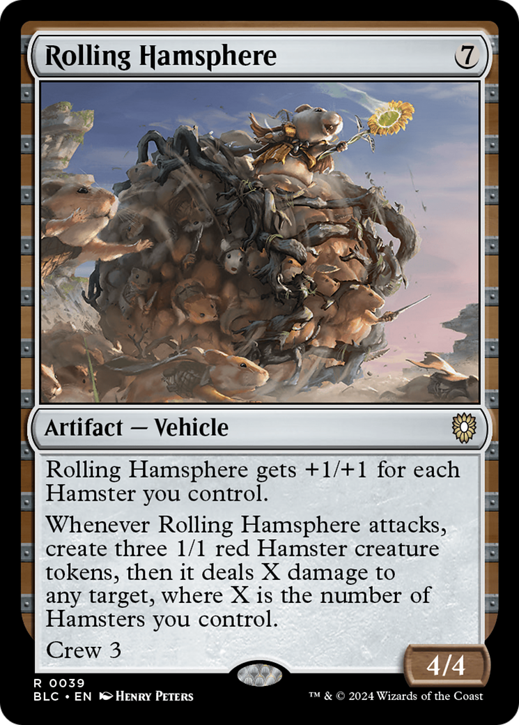 Rolling Hamsphere [Bloomburrow Commander] | Pegasus Games WI