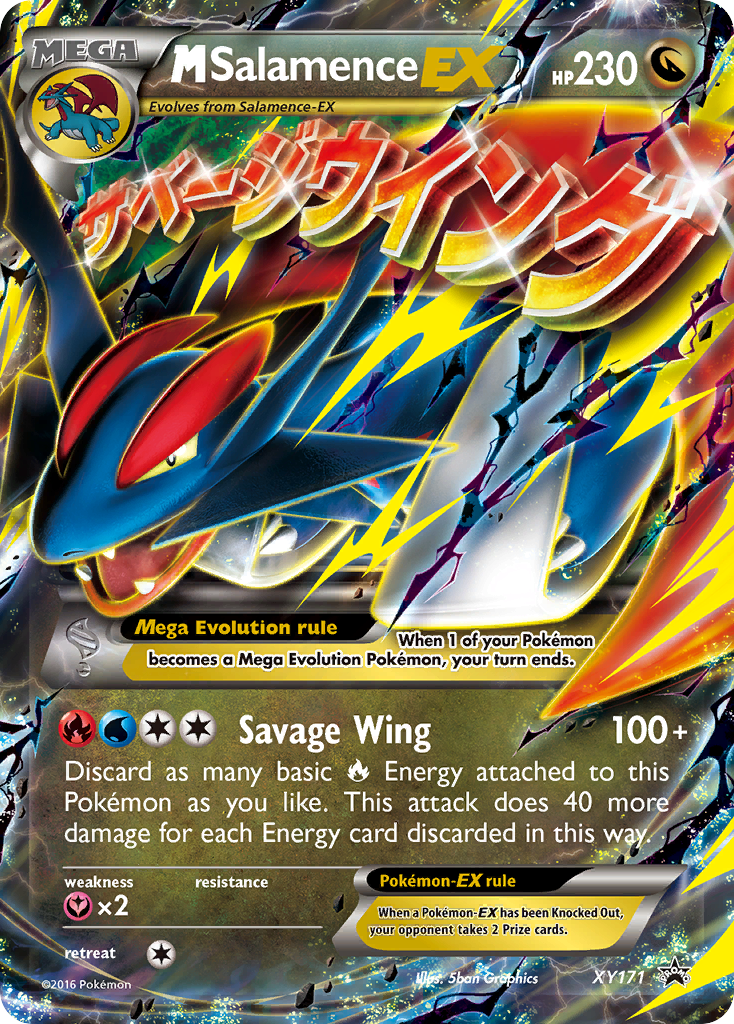 M Salamence EX (XY171) [XY: Black Star Promos] | Pegasus Games WI