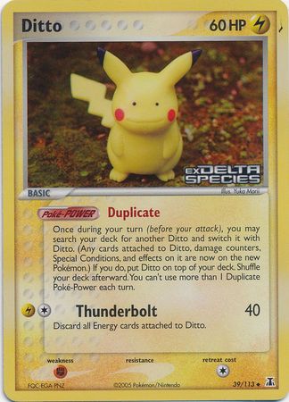 Ditto (39/113) (Stamped) [EX: Delta Species] | Pegasus Games WI