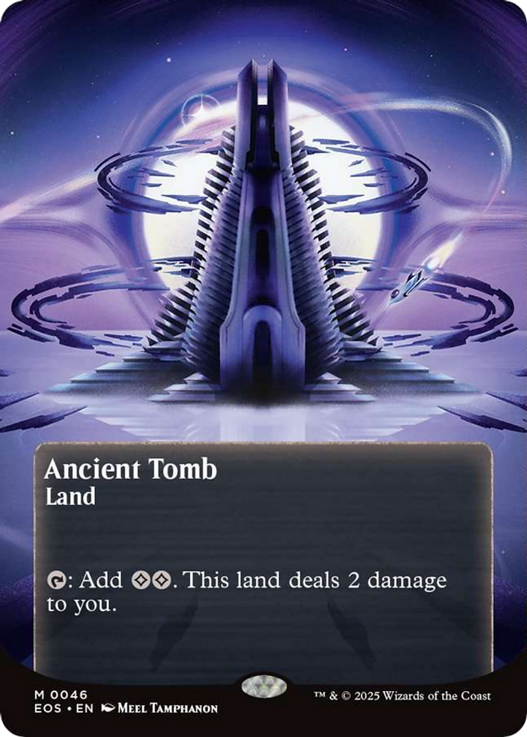 Ancient Tomb (0046) (Borderless) [Edge of Eternities: Stellar Sights] | Pegasus Games WI