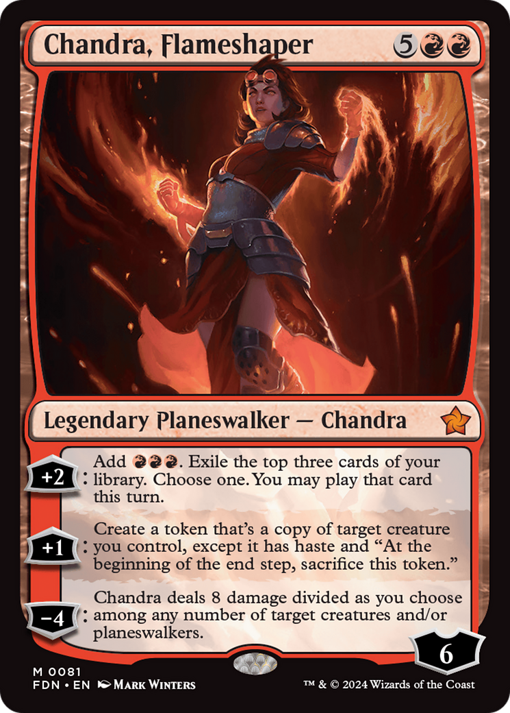 Chandra, Flameshaper [Foundations] | Pegasus Games WI