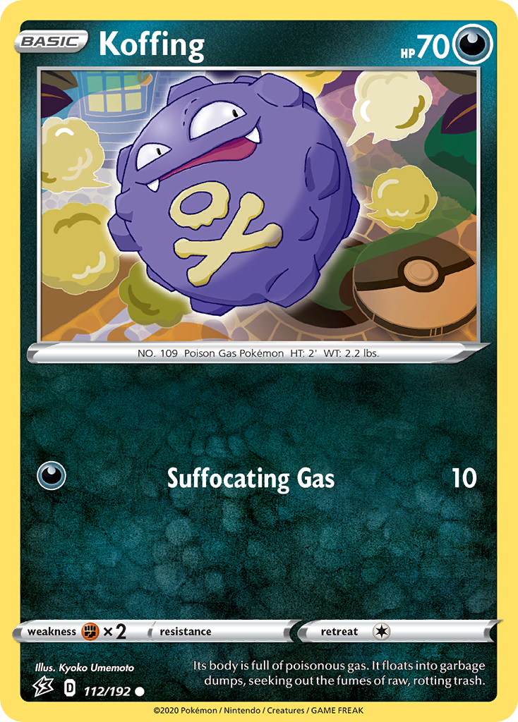 Koffing (112/192) [Sword & Shield: Rebel Clash] | Pegasus Games WI