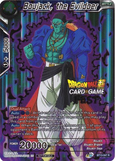 Boujack, the Evildoer (Card Game Fest 2022) (BT13-047) [Tournament Promotion Cards] | Pegasus Games WI