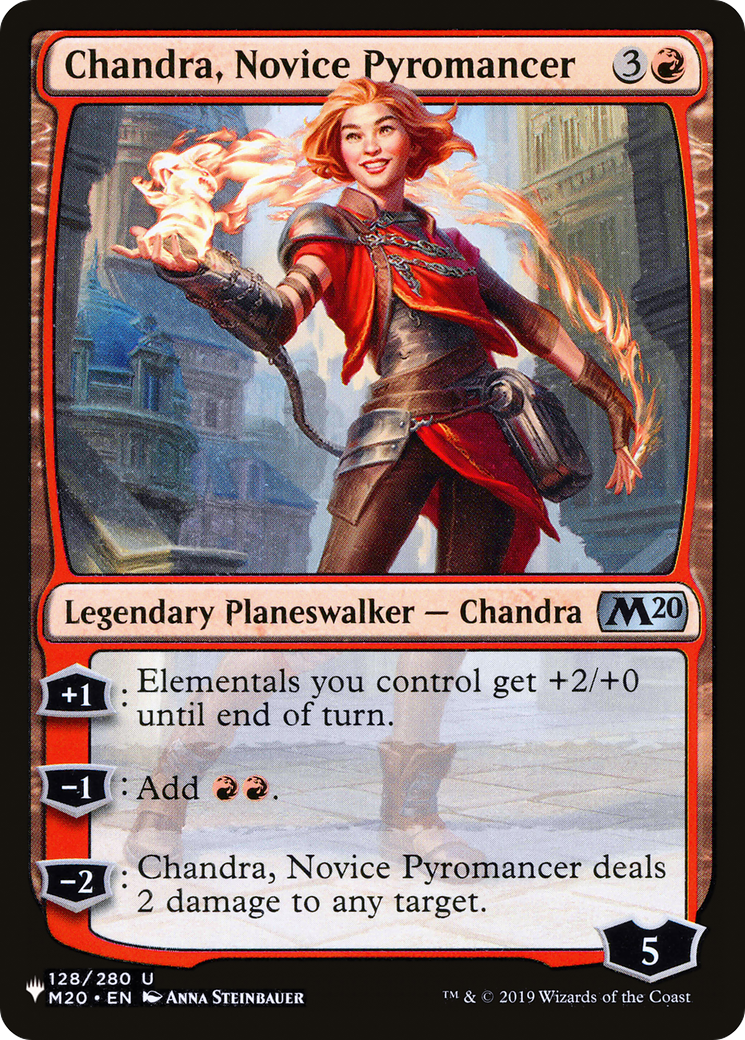 Chandra, Novice Pyromancer [The List Reprints] | Pegasus Games WI