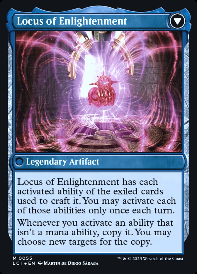 The Enigma Jewel // Locus of Enlightenment [The Lost Caverns of Ixalan Prerelease Cards] | Pegasus Games WI