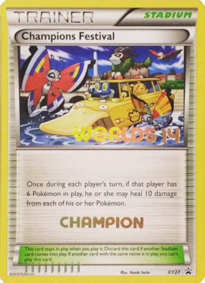 Champions Festival (XY27) (2014 Champion) [XY: Black Star Promos] | Pegasus Games WI